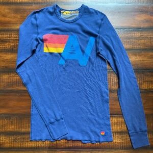 Avaitor Nation LOGO THERMAL - NAVY, Size Medium